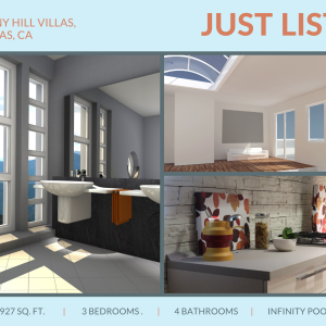 Lines Just Listed Postcard