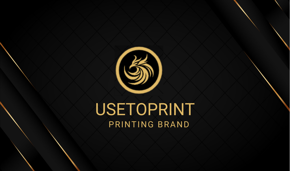 Black & Gold Modern Elegant Business Card