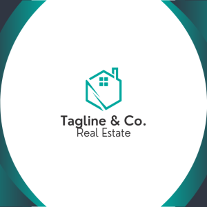 Blue and White Elegant Business Card